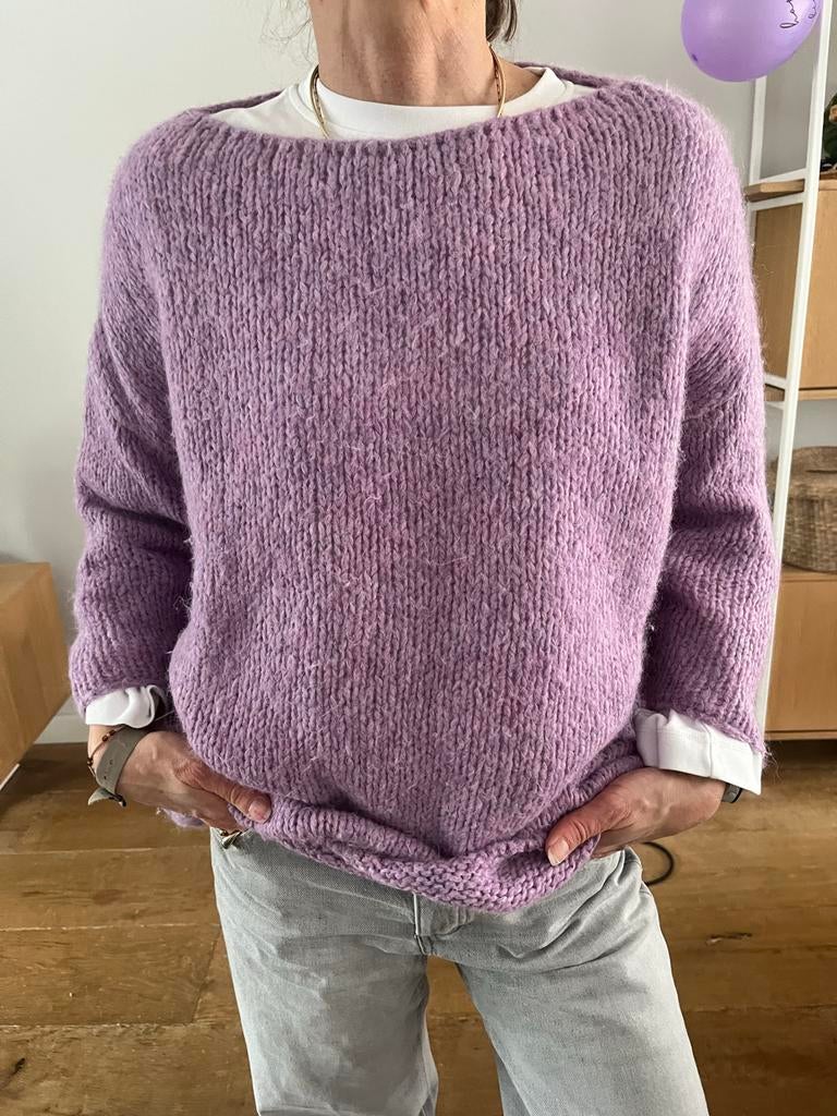 American Vintage trui, maat XS/S, Kleding | Dames, Ophalen of Verzenden, Zo goed als nieuw, Maat 34 (XS) of kleiner, Paars