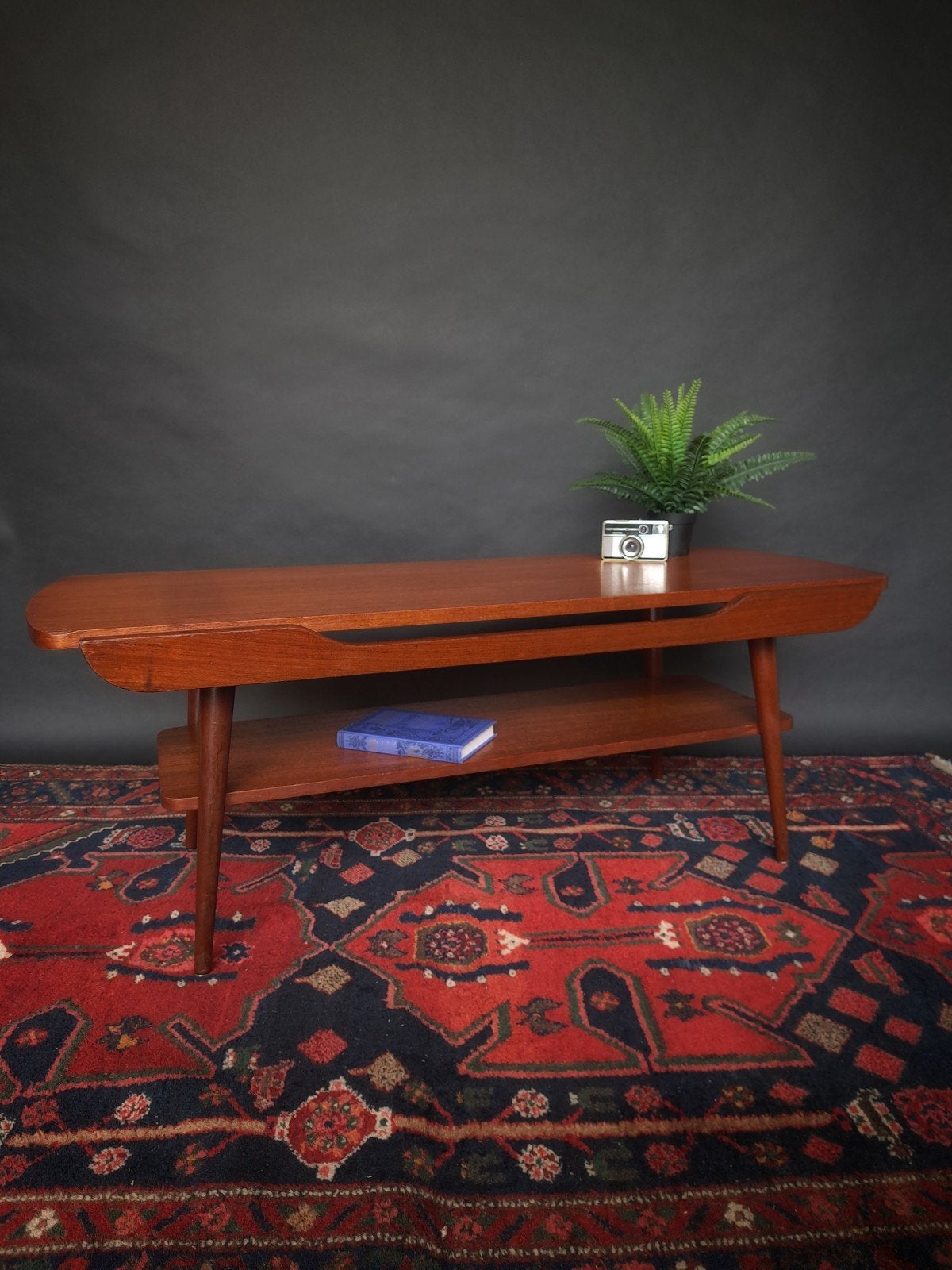 Vintage Midcentury Retro Design Salontafel, 100 tot 150 cm, ., Zo goed als nieuw, .