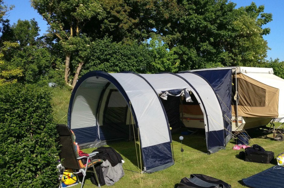 StarCamp Traveller voortent / bustent met glasfiber stokken, Caravans en Kamperen, Tenten, Ophalen, Zo goed als nieuw