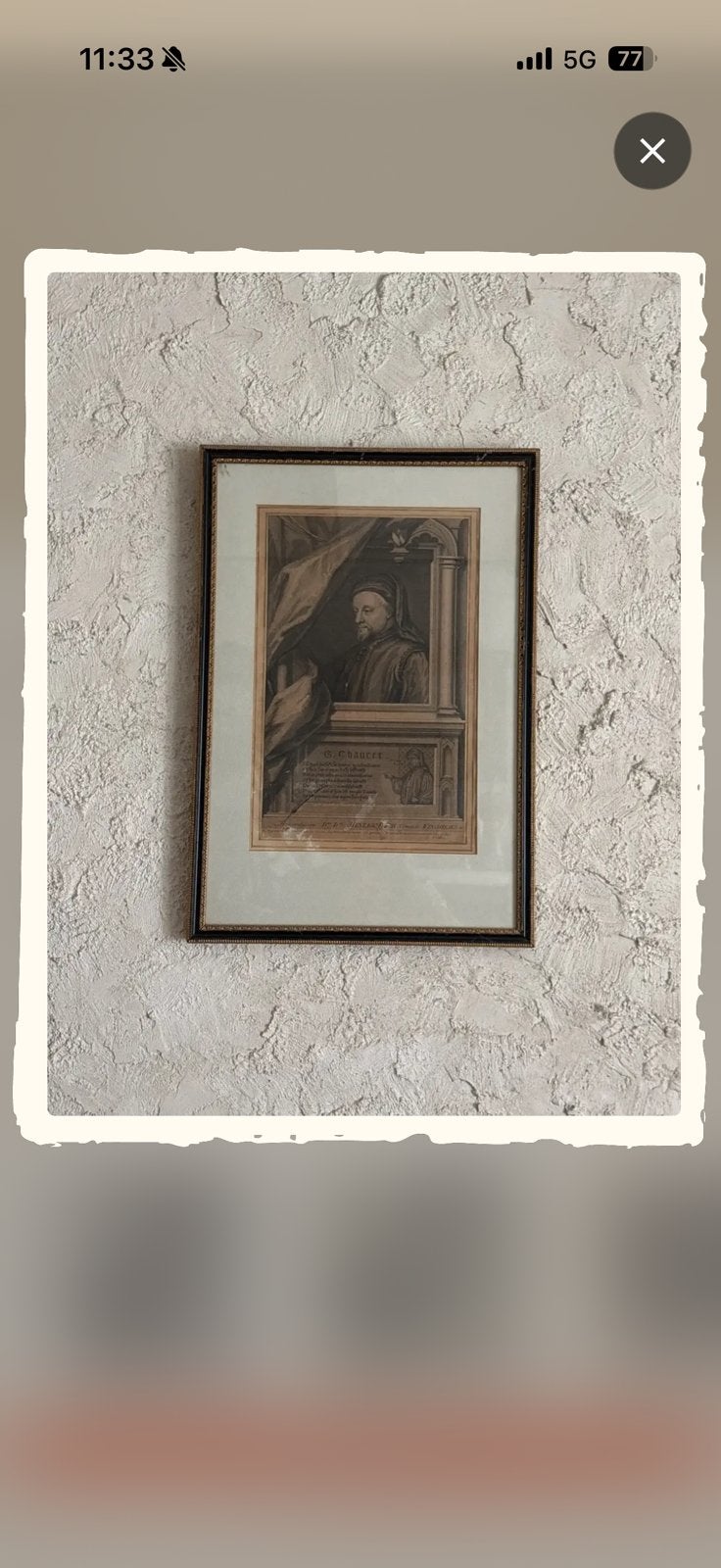 Gravure ets, Ophalen, Zo goed als nieuw