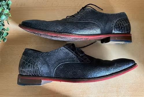 Floris van Bommel schoenen maat 45, Kleding | Heren, Schoenen, Blauw, Ophalen of Verzenden, Zo goed als nieuw, Veterschoenen