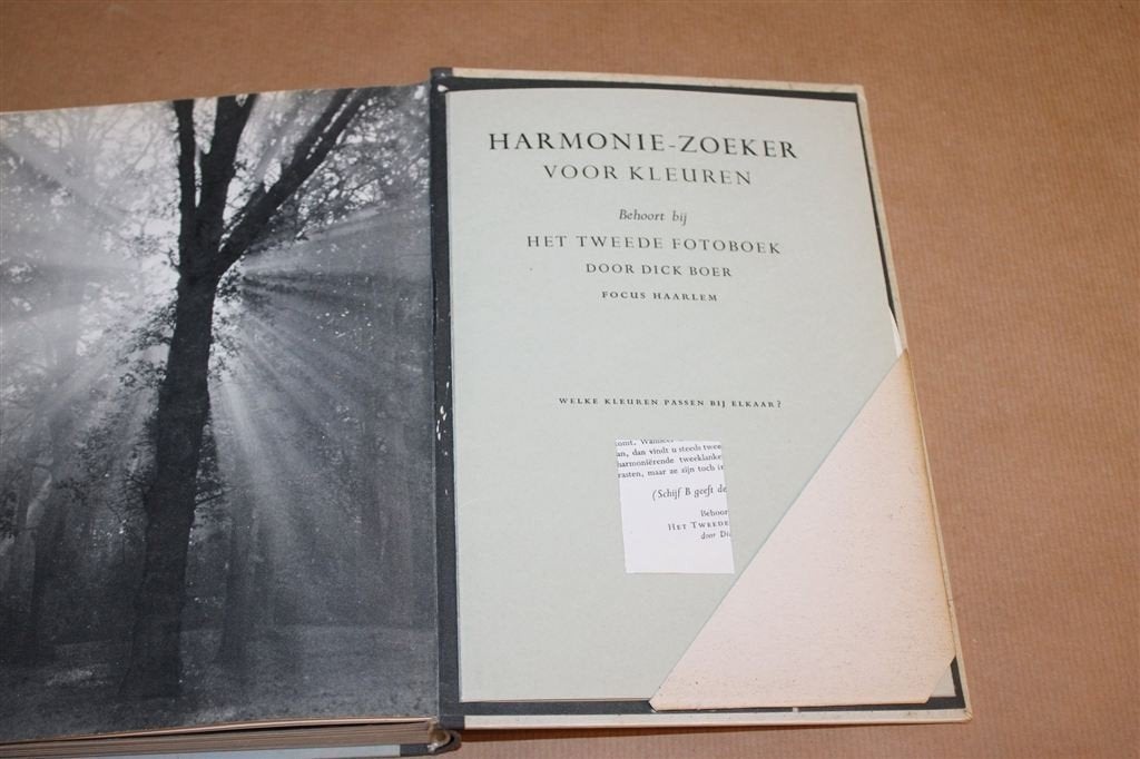 Het Tweede Fotoboek 1959 — Fotografie Zwart-Wit en Kleur, Boeken, Ophalen of Verzenden, Gelezen, Fotografen