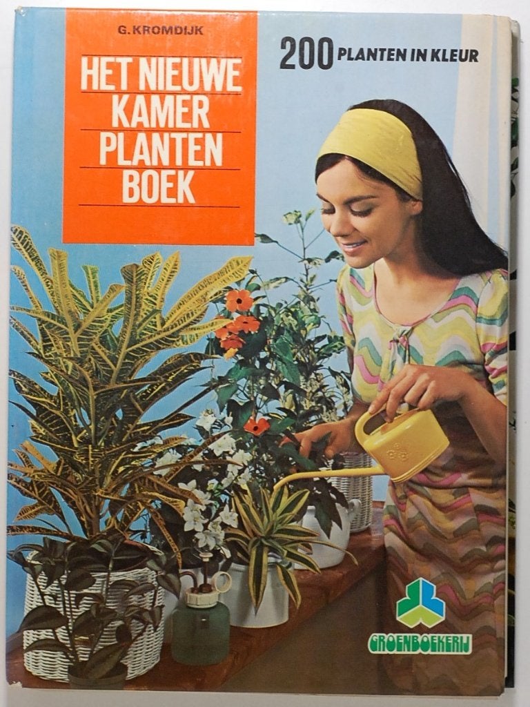 Het nieuwe kamerplanten boek 1975, Boeken, Wonen en Tuinieren, Verzenden, Zo goed als nieuw, G. Kromdijk, Kamerplanten