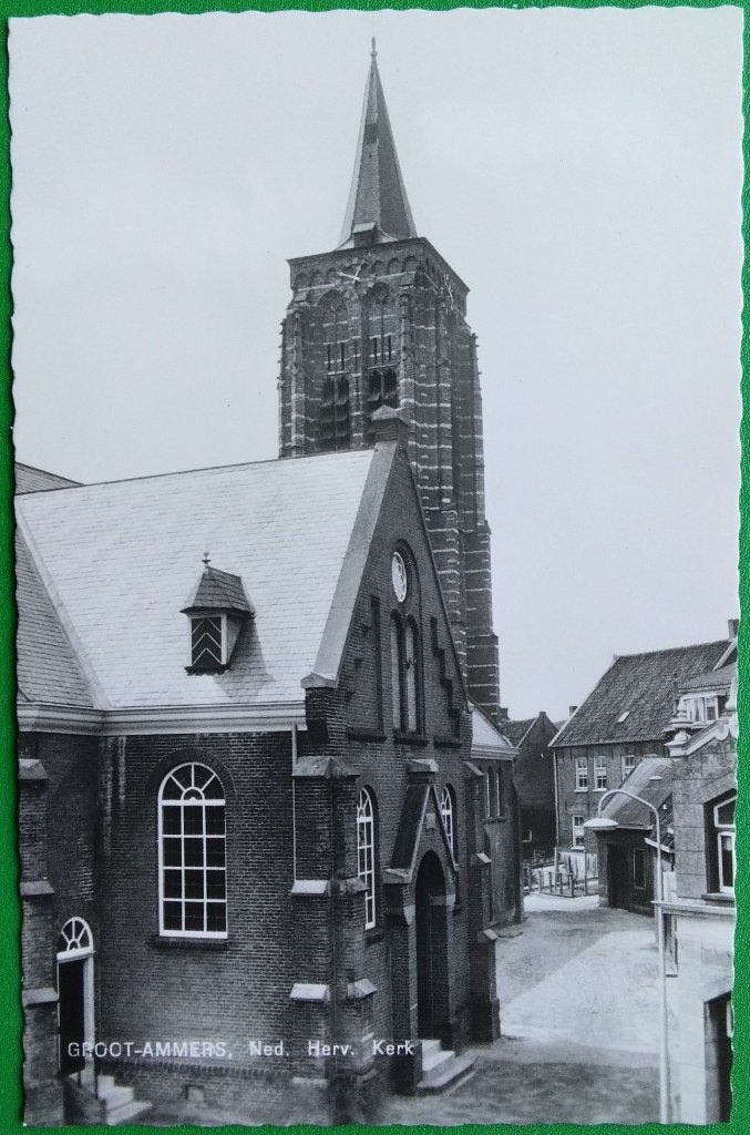 Groot Ammers, Ned. Herv. Kerk. Klf, Verzenden, 1960 tot 1980, Ongelopen, Zuid-Holland