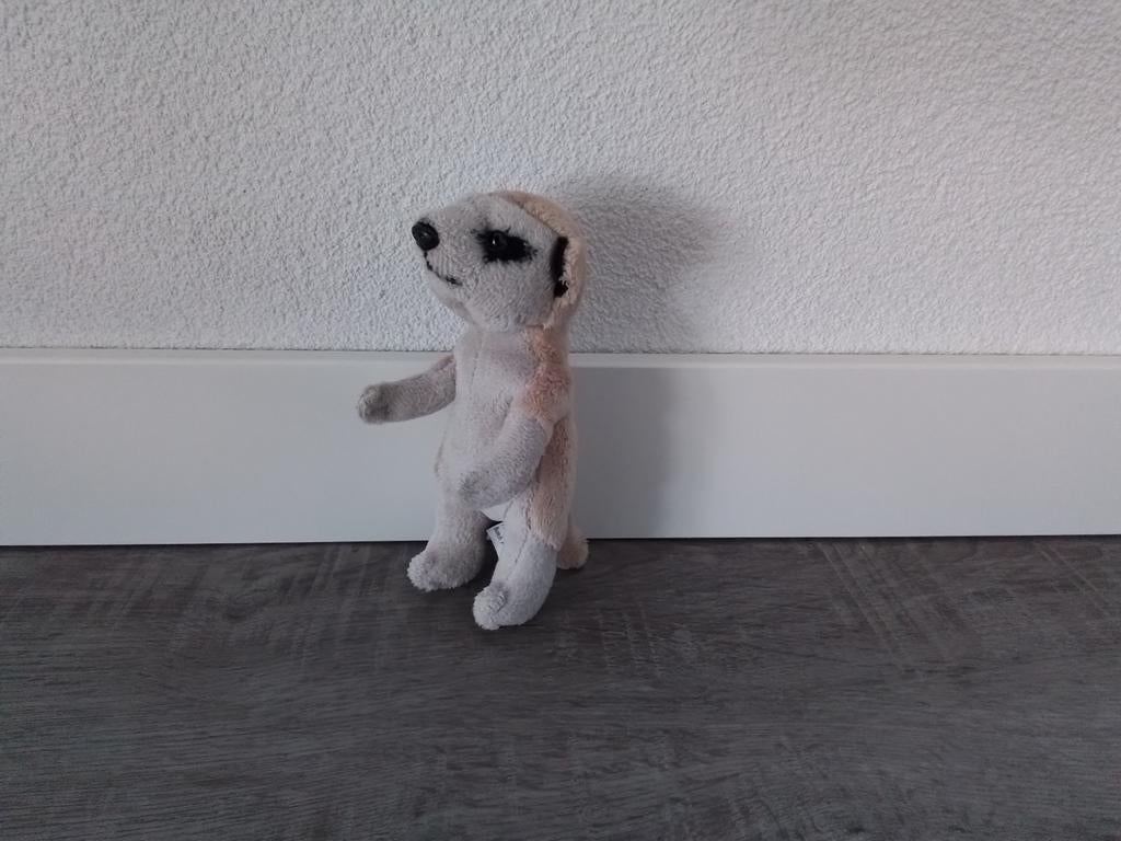 Knuffel stokstaartje 18 cm, Ophalen of Verzenden, Zo goed als nieuw