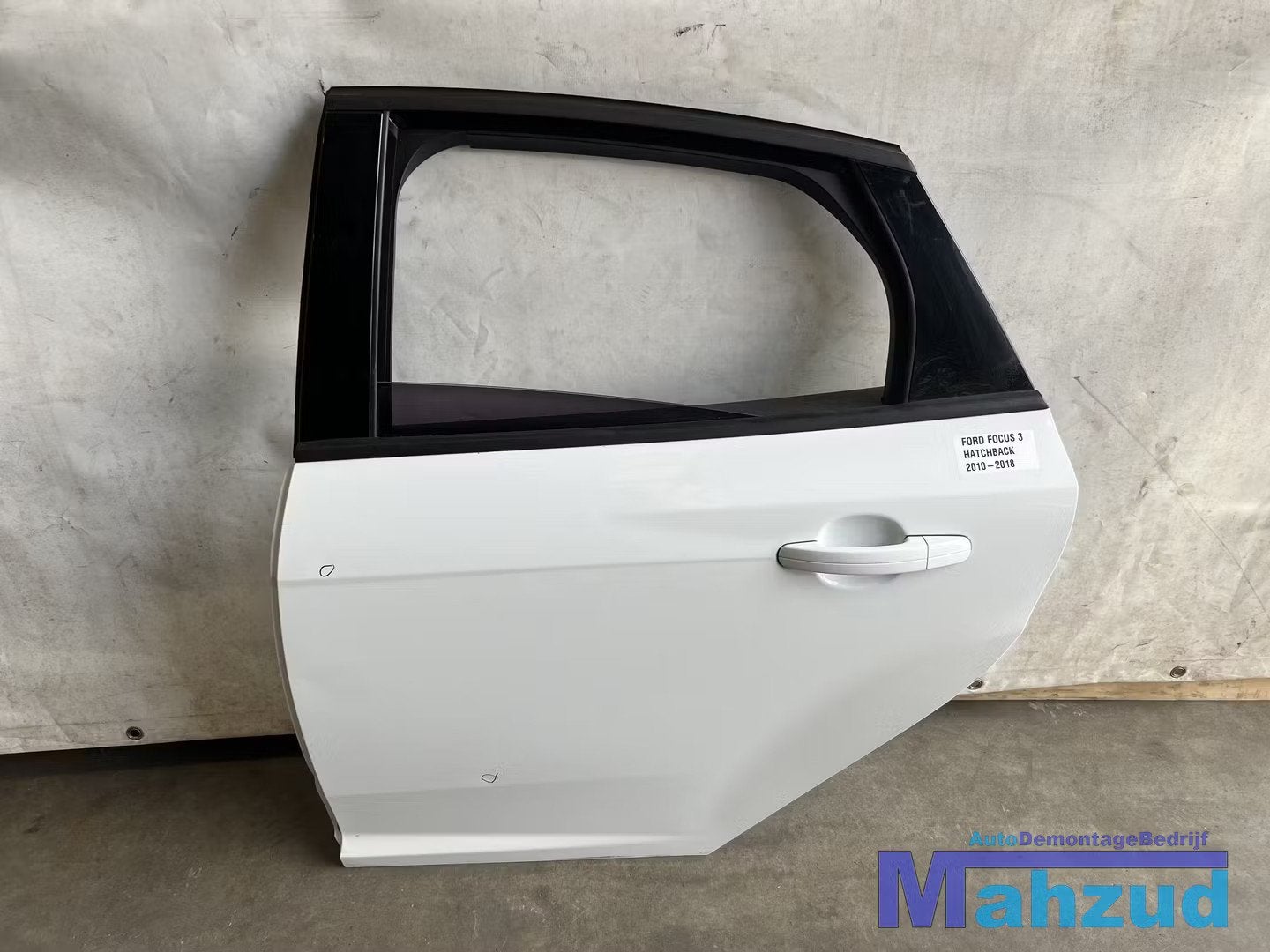 FORD FOCUS 3 Hatchback wit links achter deur portier 2010-20, Auto-onderdelen, Gebruikt, Deur, Info@ford.com, Ophalen of Verzenden