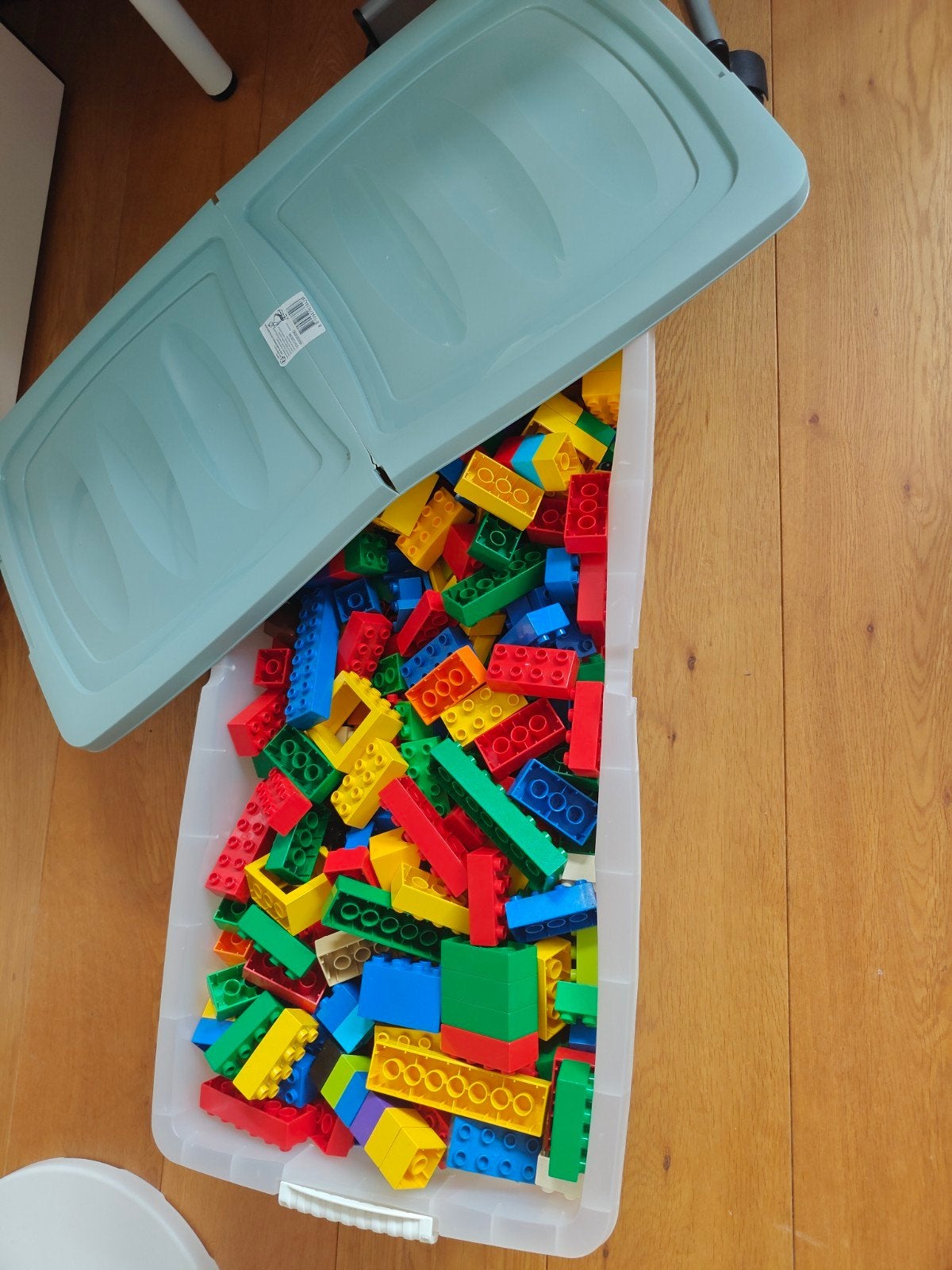 Grote partij Duplo met grondplaten en knikkerbaan, Ophalen of Verzenden, Gebruikt, Overige merken
