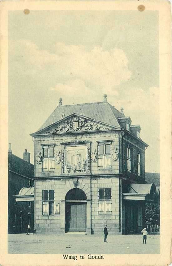 300-361-019 Gouda Waag, Verzenden, Voor 1920, Zuid-Holland