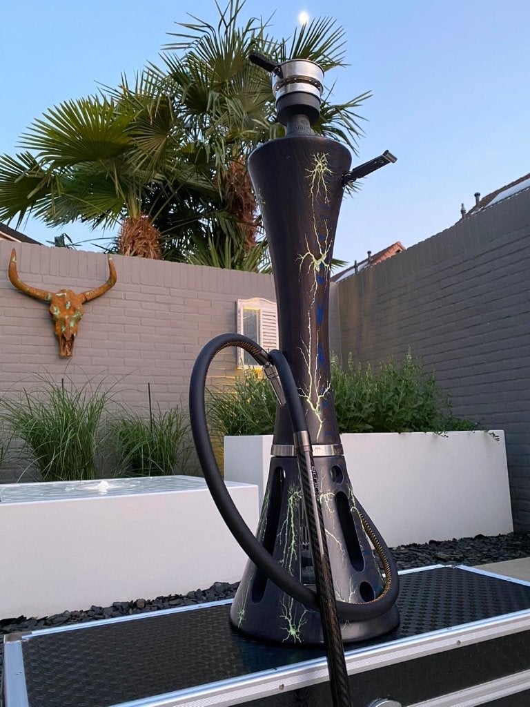 Waterpijp amir’s 1201 luxury hookah prestige, Verzamelen, Rookartikelen, Aanstekers en Luciferdoosjes, Ophalen of Verzenden, (Water)pijp