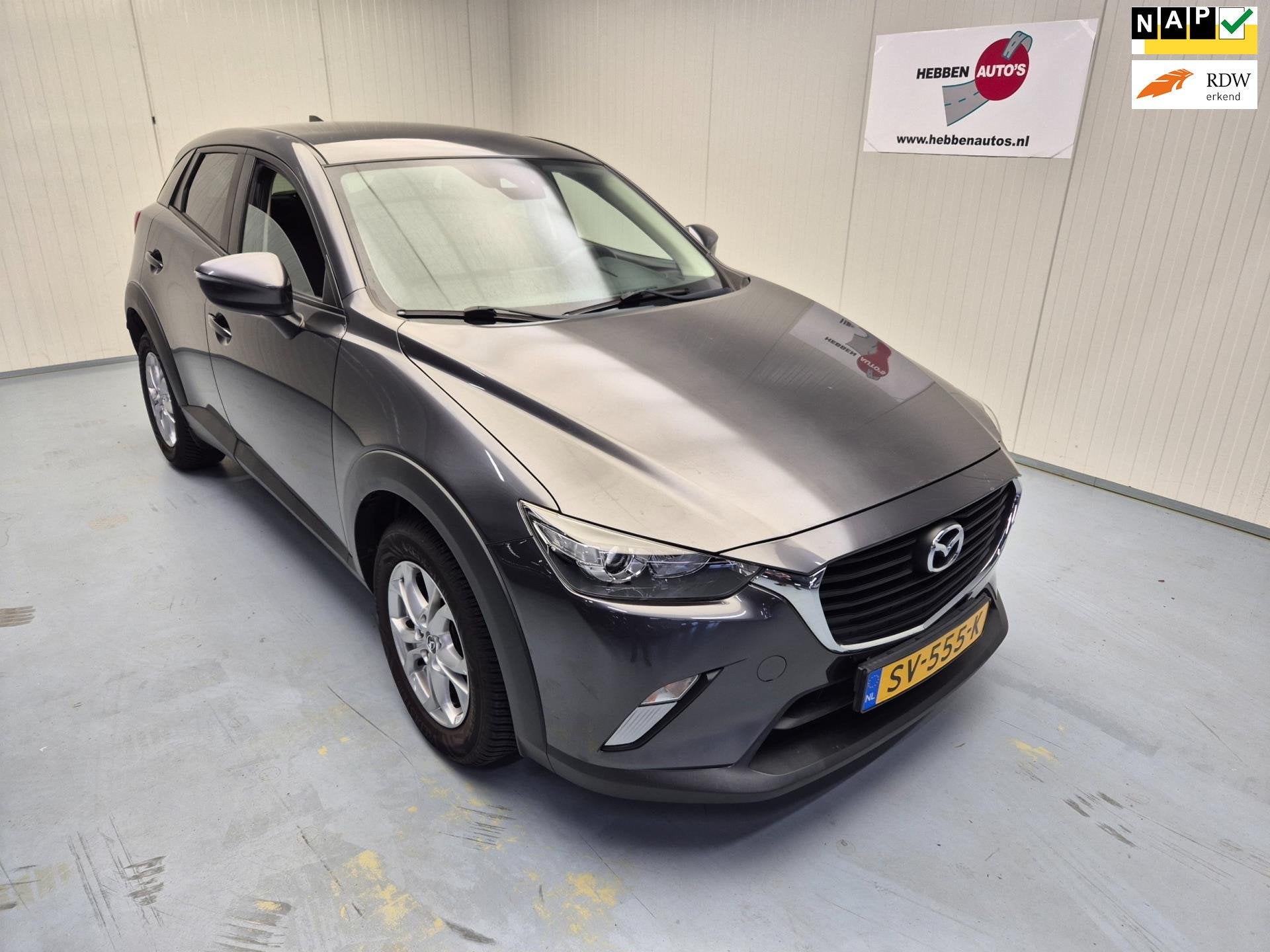 Mazda CX-3 2.0 SkyActiv-G 120 Dynamic Navi Camera Ecc Cruise, Auto's, Stof, 4 cilinders, Origineel Nederlands, SUV of Terreinwagen