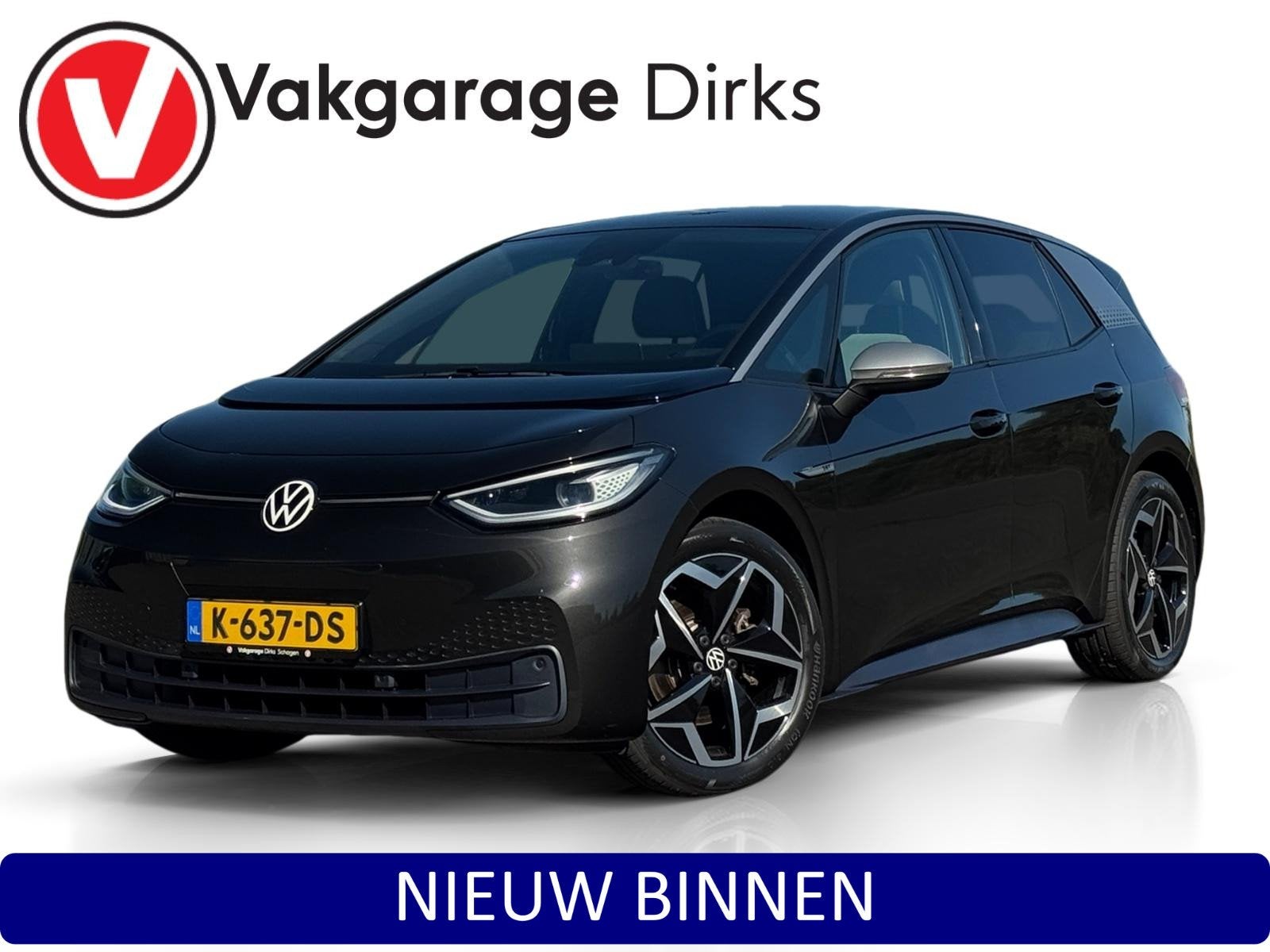 Volkswagen ID.3 First Plus 58 kWh ✅ IQ light ✅ Camera, Auto's, Automaat, Gebruikt, 375 min, ID.3