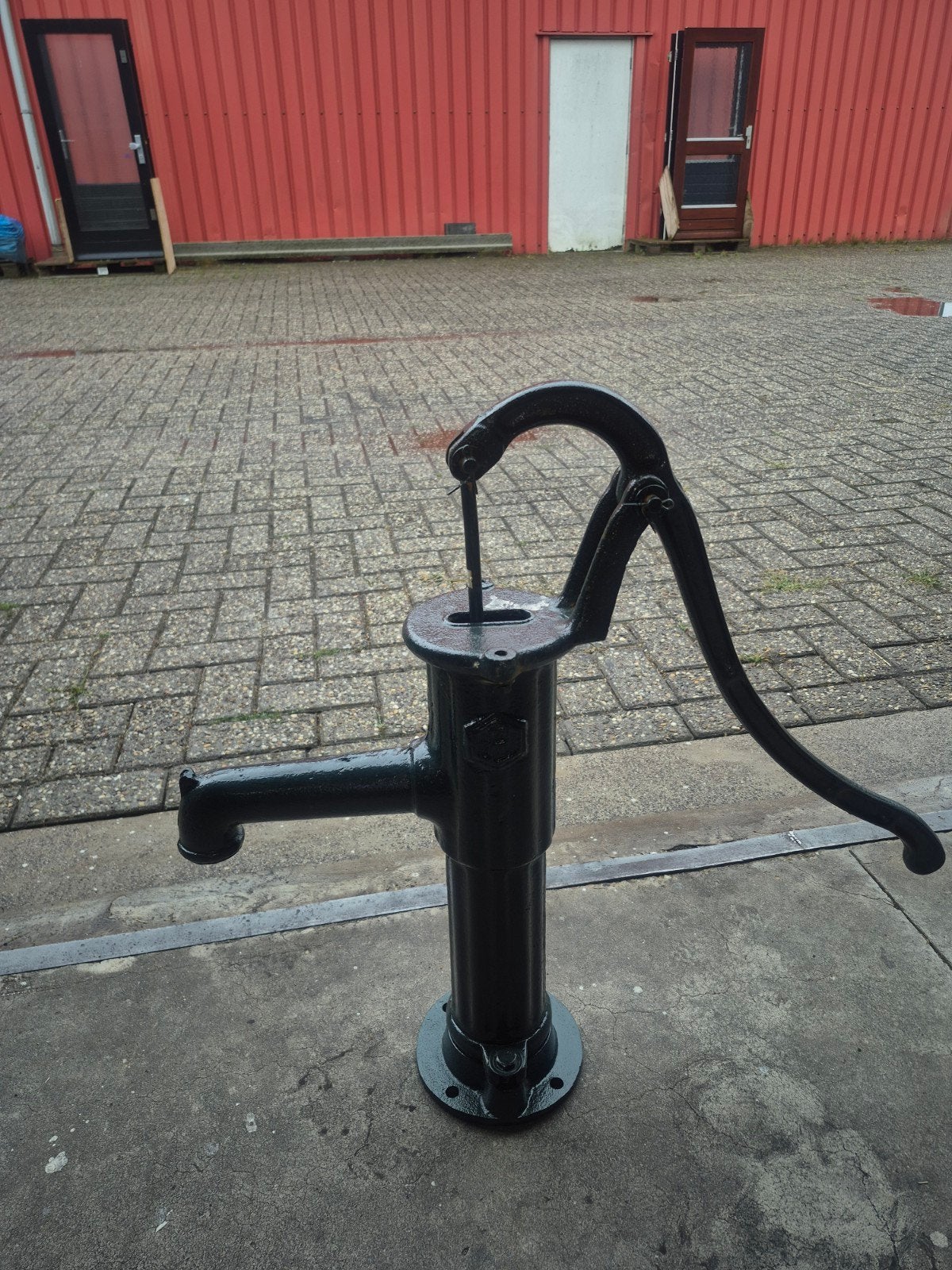 Antieke handwaterpomp - gietijzer, Ophalen, Gebruikt, Handmatig, Bronpomp