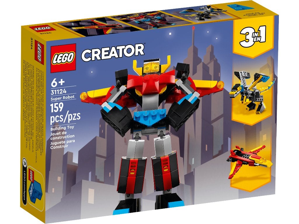 Lego Creator 3-in-1 31124 Superrobot, Kinderen en Baby's, Ophalen of Verzenden, Nieuw, Complete set, Lego