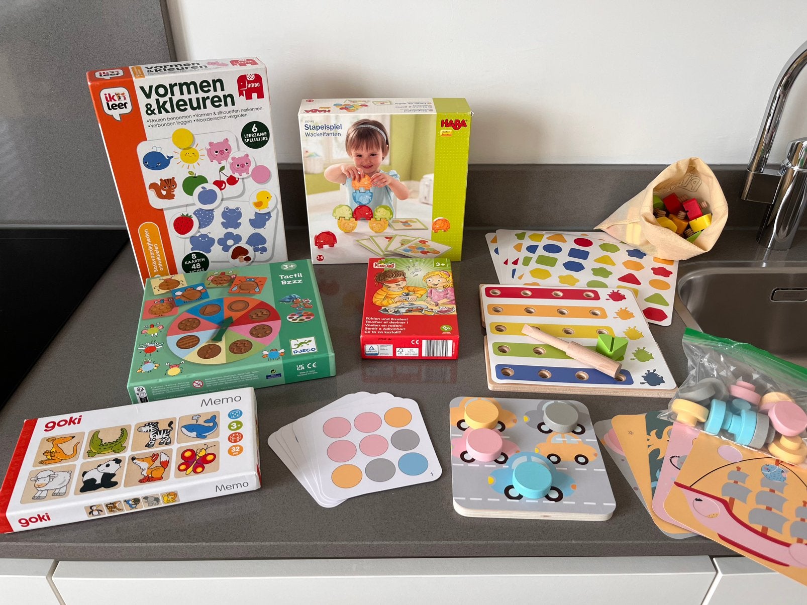 Montessori en sensorische spelletjes - educatief en leuk!, Kinderen en Baby's, Speelgoed | Educatief en Creatief, Ophalen of Verzenden