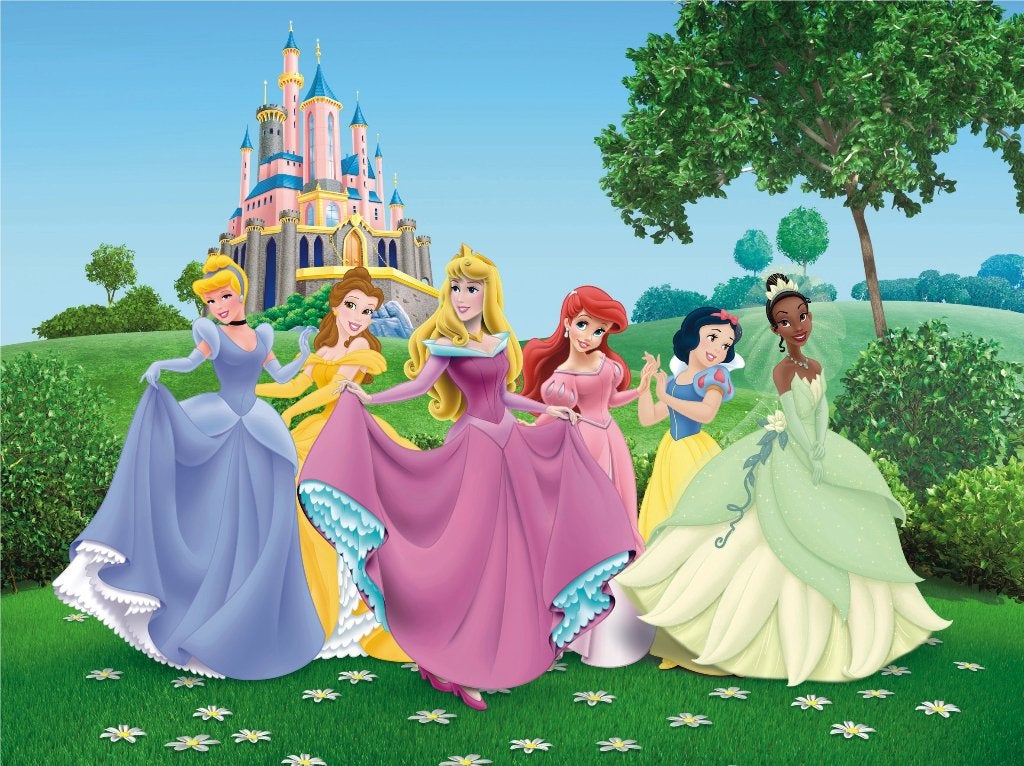 Disney Princess vlies fotobehang 370x260 cm | Muurdeco4kids, Verzenden, Nieuw