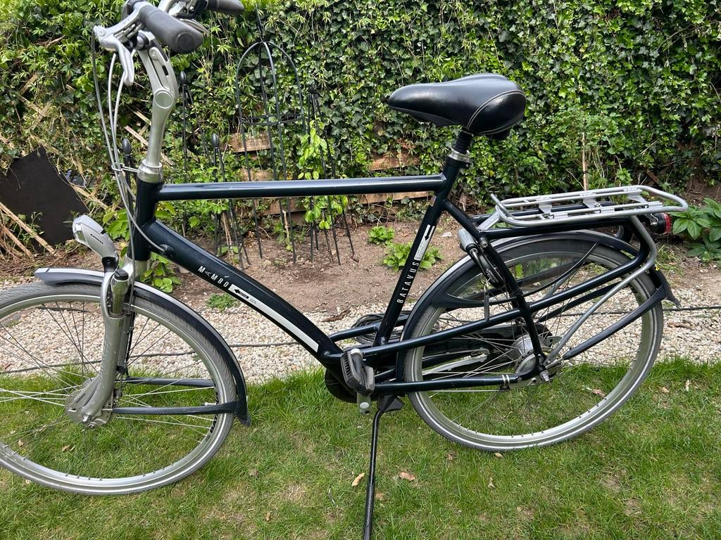 Batavus Mambo - 8 versnellingen, 65cm frame, geveerd, Fietsen en Brommers, Fietsen | Heren | Herenfietsen, Gebruikt, Versnellingen