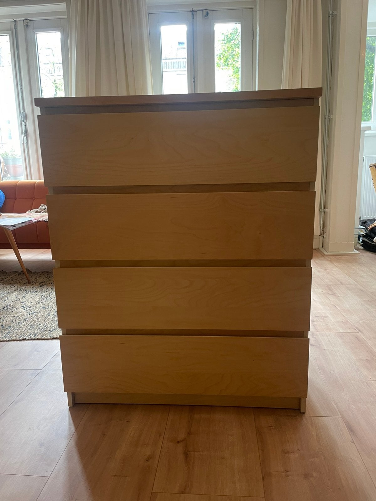 Malm ladekast, Ophalen, Gebruikt, 100 tot 150 cm, 50 tot 100 cm