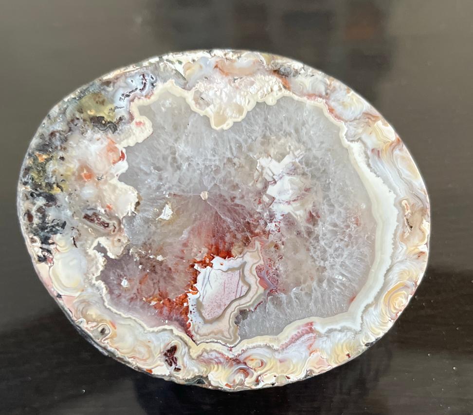 Prachtige Agaat Geode, Verzamelen, Mineralen en Fossielen, Ophalen of Verzenden, Mineraal