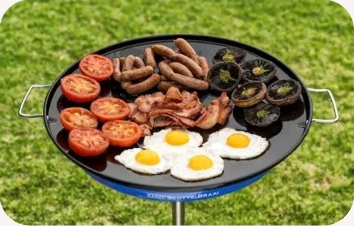 Draagbare Skottelbraai voor buiten koken, Ophalen, Gebruikt, Scottelbraai