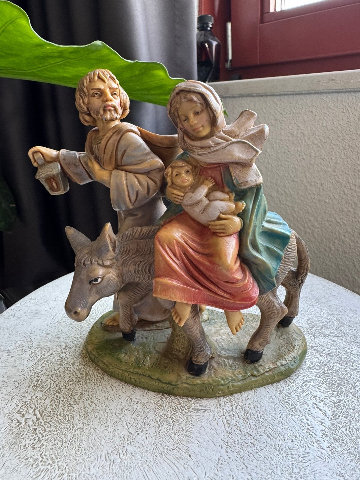 Vintage Fontanini Mary Joseph Jesus  Flight Into Egypt 2/99, Verzenden, Zo goed als nieuw