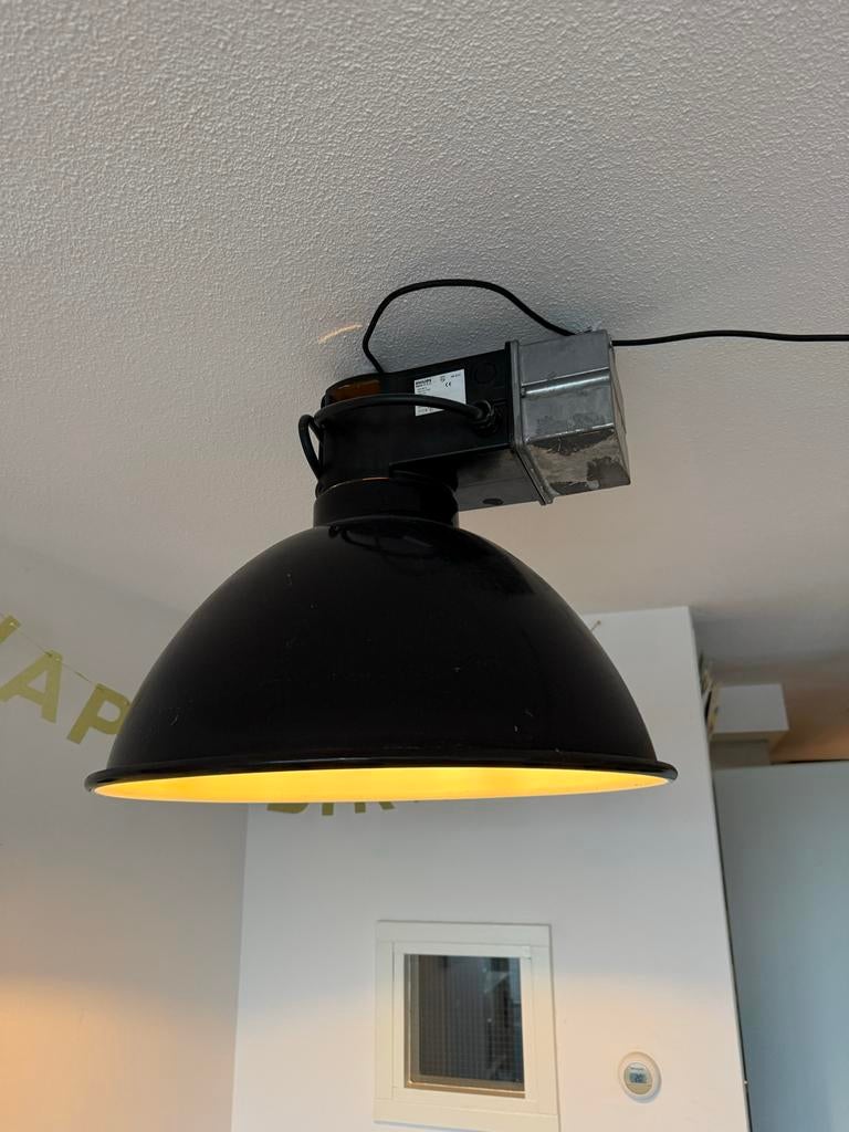 Philips fabriekslamp - omgebouwd tot hanglamp, Ophalen