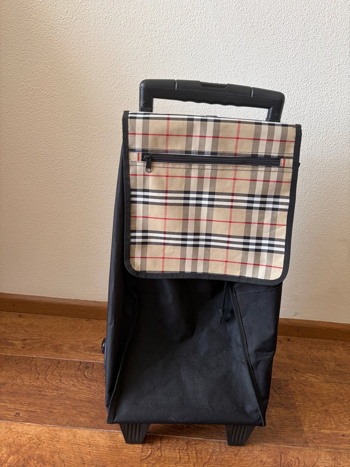 Boodschappentrolley met wielen en uitschuifbaar handvat, Ophalen, Gebruikt, Zwart, Overige typen