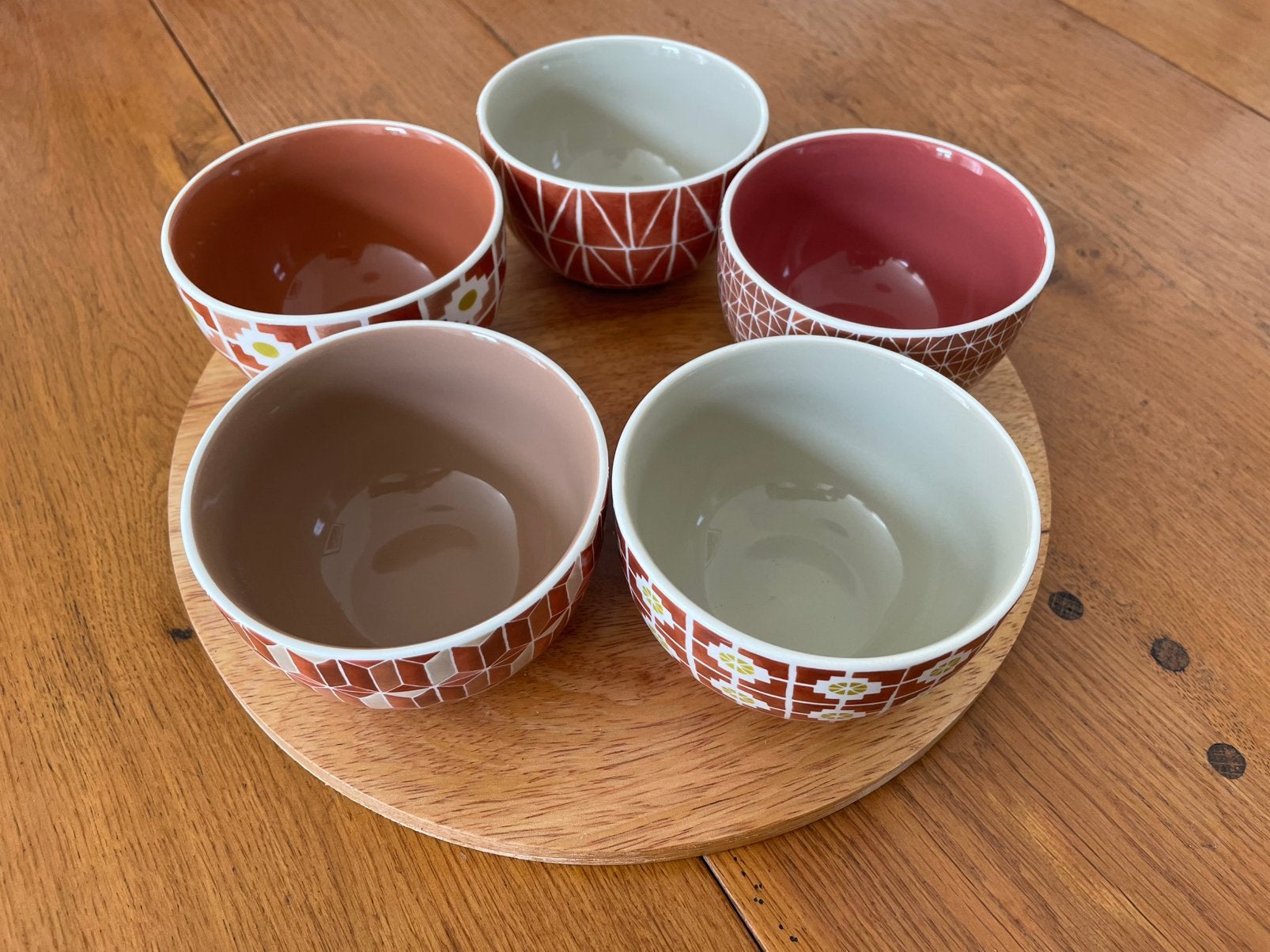 Maisons du Monde servies, Ophalen of Verzenden, Zo goed als nieuw, Overige stijlen, Kom(men)