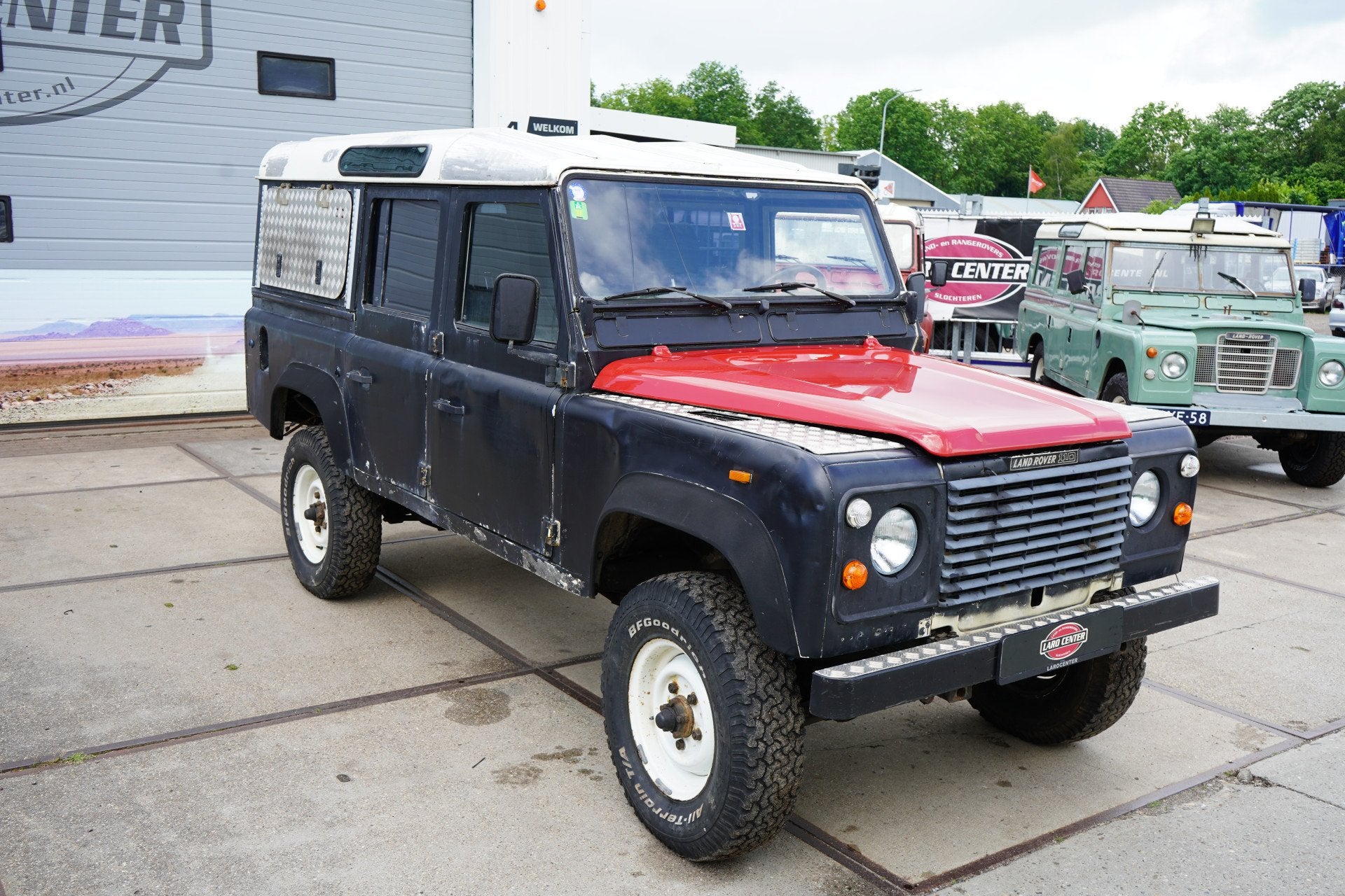 Land Rover Defender v8 110 Stationwagon (bj 1988), Land Rover, 116 pk, Wit, Origineel Nederlands