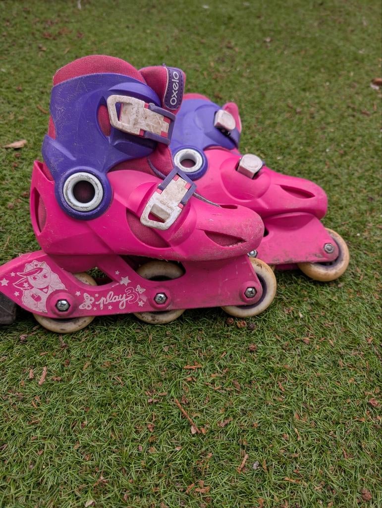 Roze verstelbare skeelers maat 26-28 voor kinderen, Kinderen, Inline skates 4 wielen, Ophalen, Overige merken