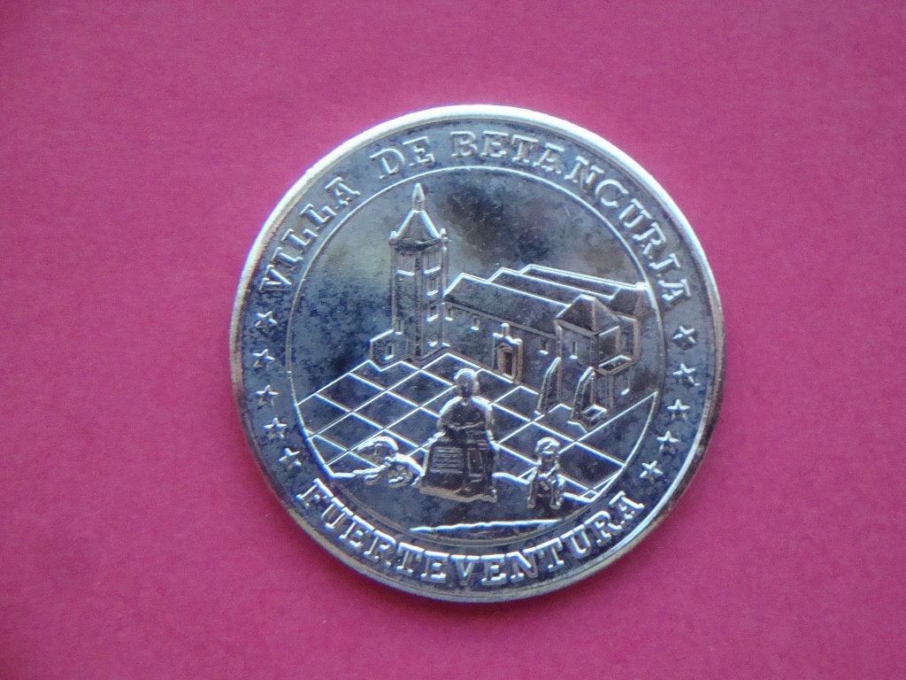 Kavel penning UNC Basiliek van Betancuria Fuerteventura., Postzegels en Munten, Verzenden, Buitenland, Munten