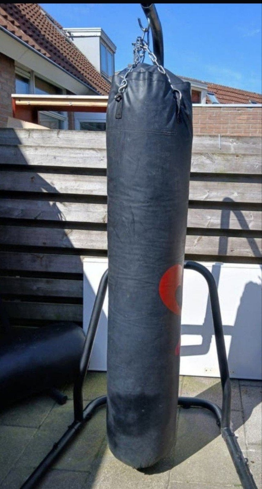 Victory Sports Bokszak (>50kg) met zware bokstandaard, Ophalen of Verzenden, Gebruikt, Overige, Vechtsportmateriaal