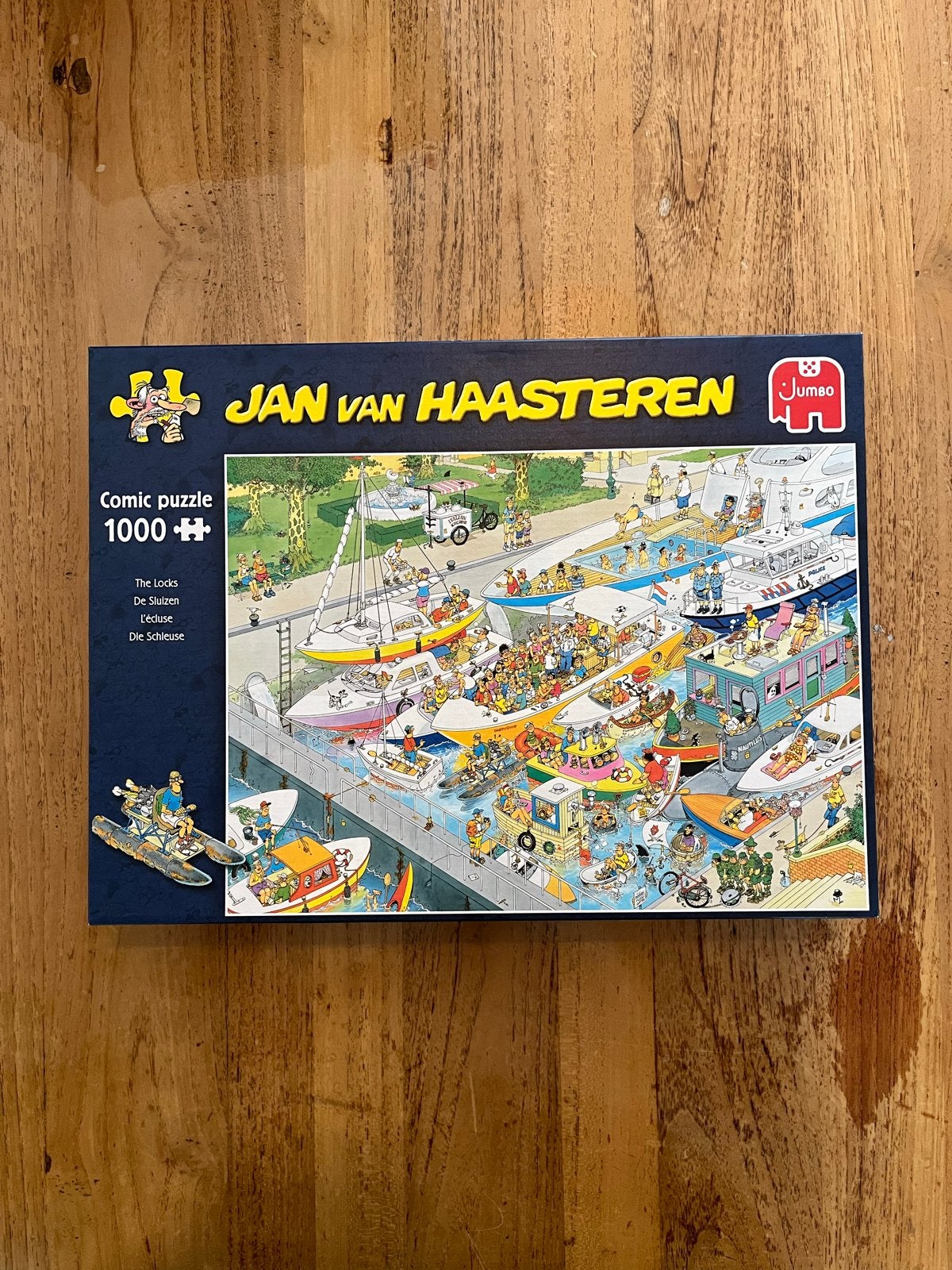 Jan van Haasteren De Sluizen 1000 stukjes legpuzzel, Ophalen, 500 t/m 1500 stukjes, Zo goed als nieuw, Legpuzzel