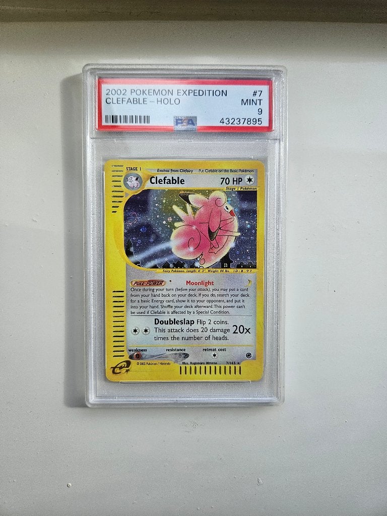 Expedition Holo Clefable PSA 9, Ophalen of Verzenden, Zo goed als nieuw