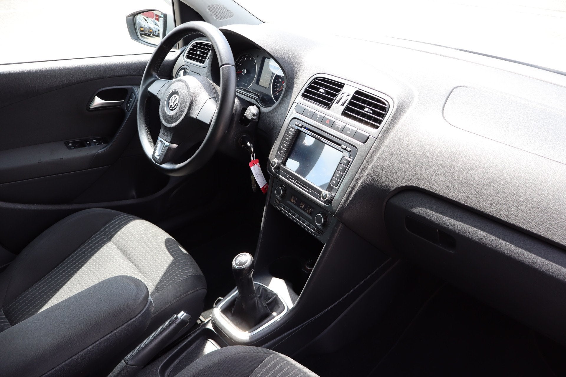 Volkswagen Polo 1.2 TSI BlueMotion Highline Edition Cruise c, Auto's, Voorwielaandrijving, Stof, Zwart, 4 cilinders