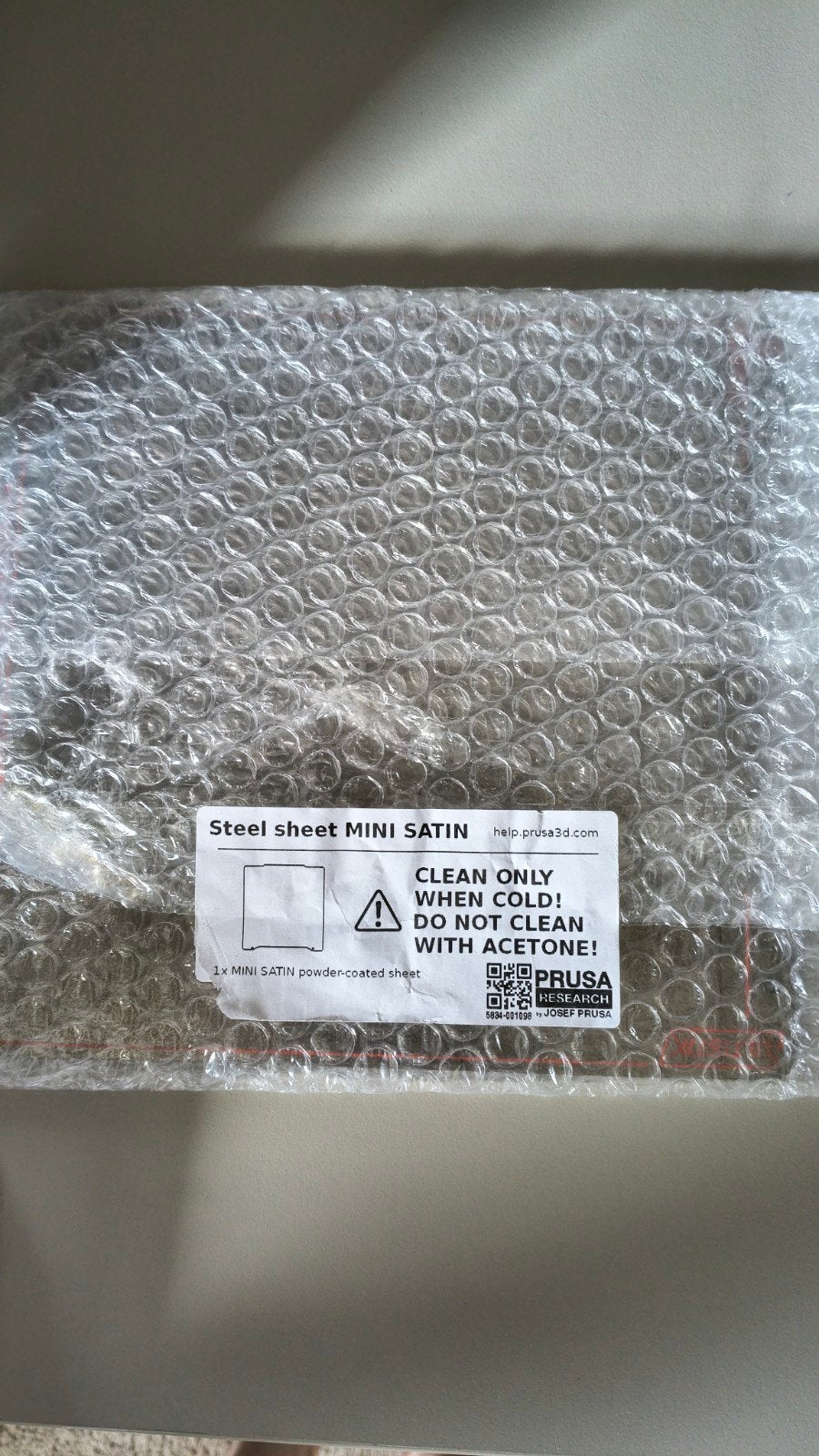 Prusa Mini Satin 180mm stalen plaat voor 3D-printer, Computers en Software, Ophalen of Verzenden, Nieuw