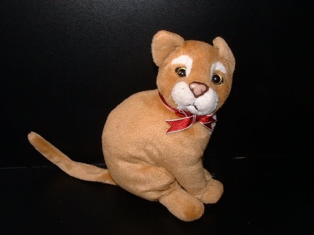 DREAM PLAY POES KITTEN VELOURS BEIGE MET WIT SNUITJE E, Verzenden, Nieuw, Overige typen