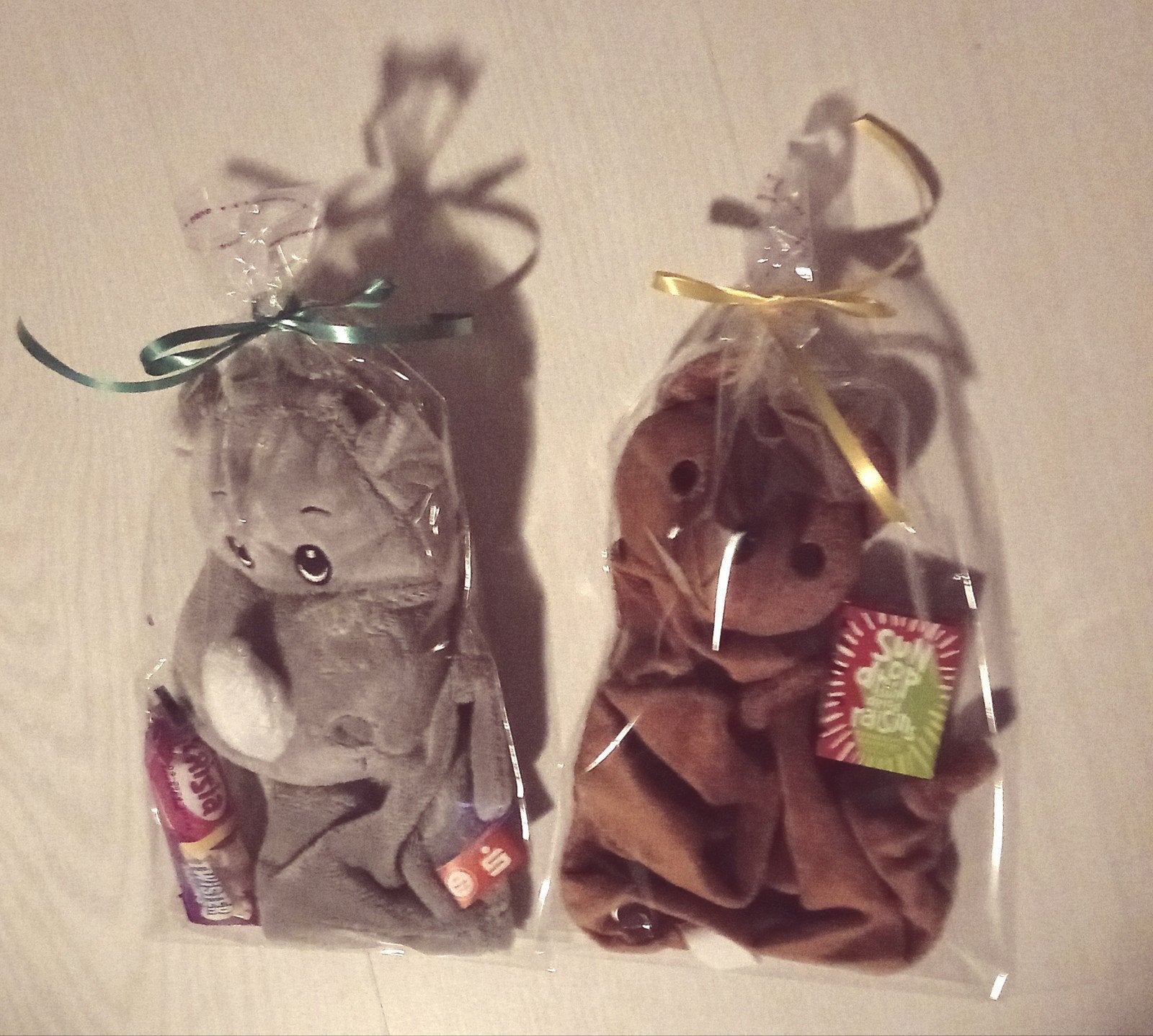 traktatie handpop neushoorn of doekje +rozijntjes 1.00, Ophalen of Verzenden, Nieuw, Verjaardag