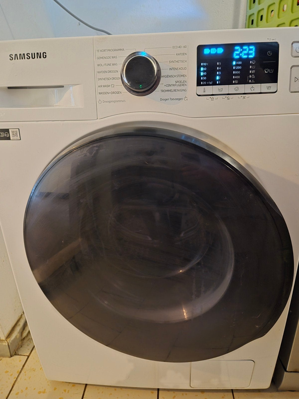 Te koop wasmachine-droogcombinatie 10kg, Witgoed en Apparatuur, Ophalen, 85 tot 90 cm