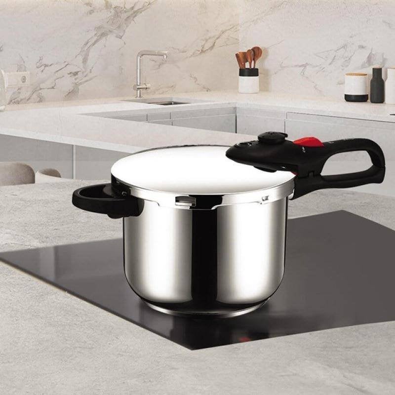 Te koop: Home Creation Premium snelkookpan 6 liter, Snelkookpan, Nieuw, Ophalen of Verzenden, Rvs