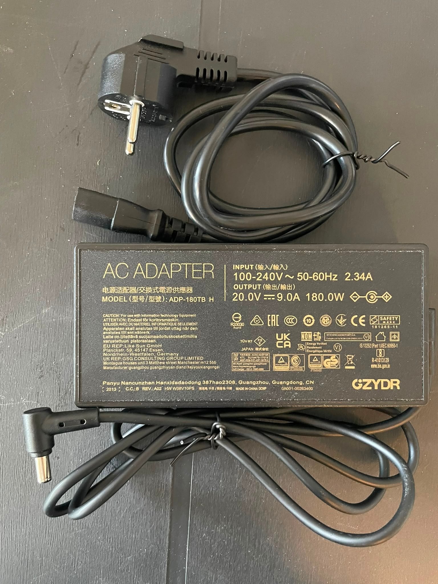 Originele Lenovo 180W AC Adapter (ADP-180TB H), Ophalen of Verzenden, Nieuw, GZYDR