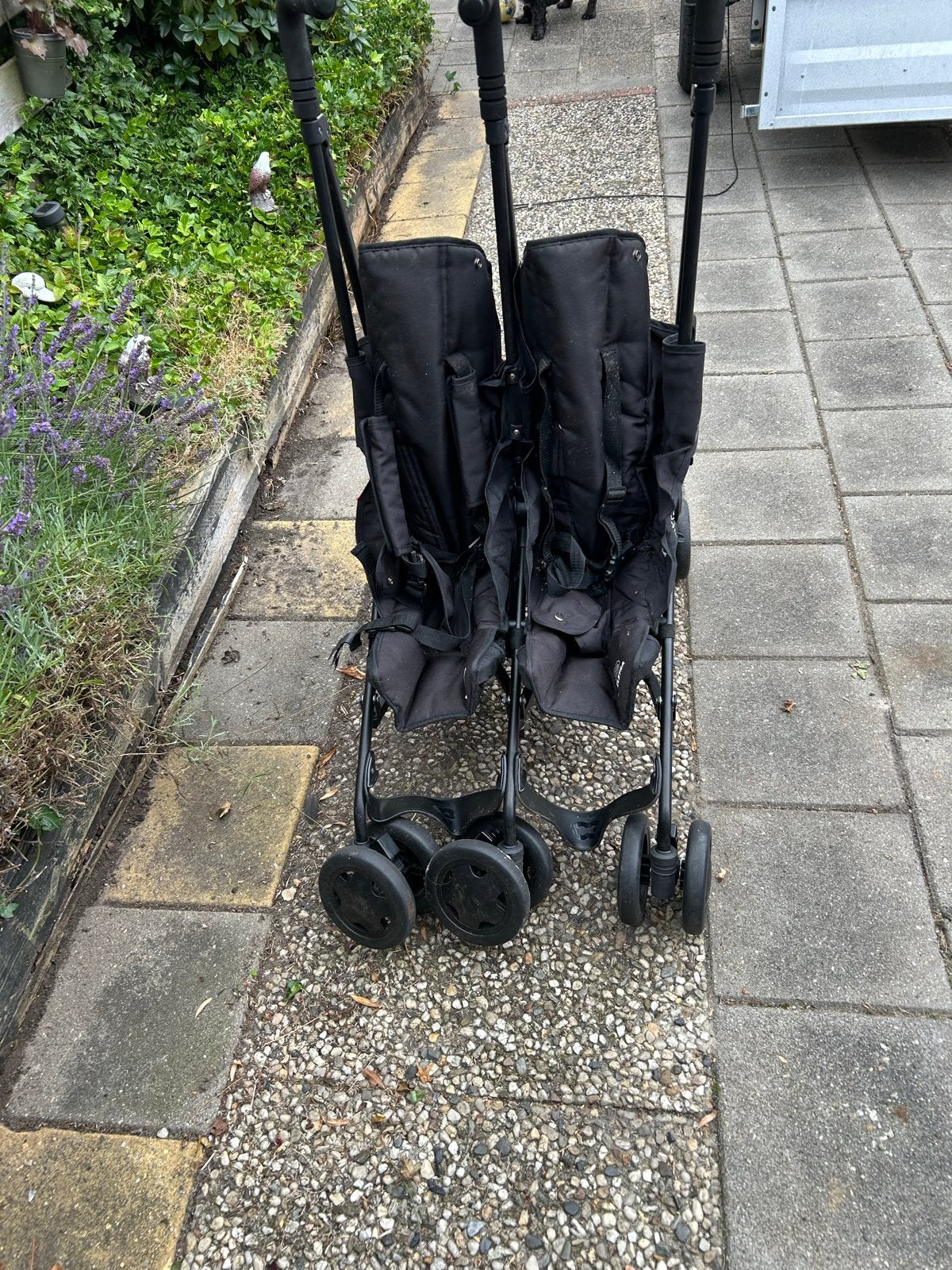 Tweeling buggy - weinig gebruikt, moet schoongemaakt, Kinderen en Baby's, Buggy's, Ophalen, Gebruikt, Overige merken, Duomodel