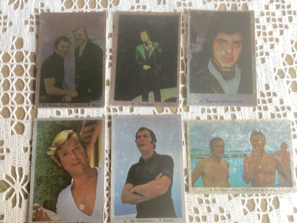 6 plaatjes MONTY GUM Belgische zilveren reeks moeilijk., Ophalen of Verzenden, Gebruikt, Meerdere plaatjes