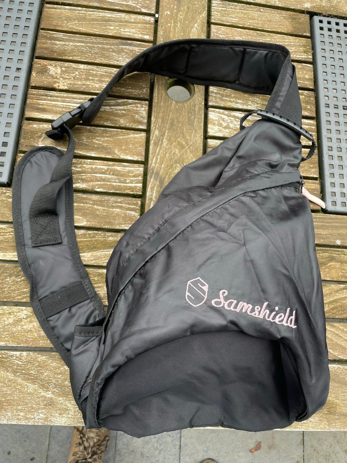 Samshield Premium Tas - Zwart draagtas voor cap, Overige merken, 25 tot 40 cm, Nieuw, Ophalen of Verzenden