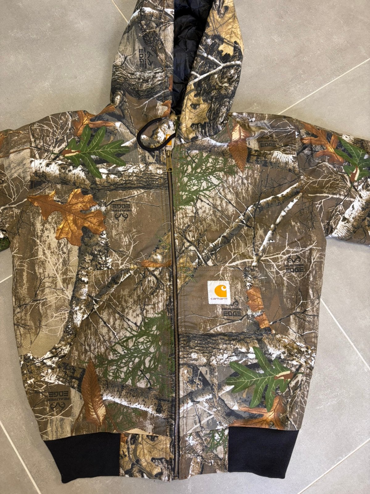 carhartt jas camouflage, Ophalen of Verzenden, Zo goed als nieuw, Maat 56/58 (XL), Groen