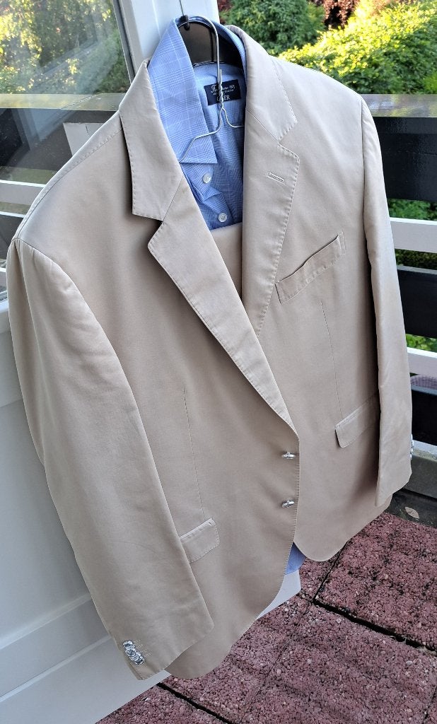 Italiaans kostuum Oger Red, Maat 52/54 (L), Beige, Ophalen of Verzenden, Oger