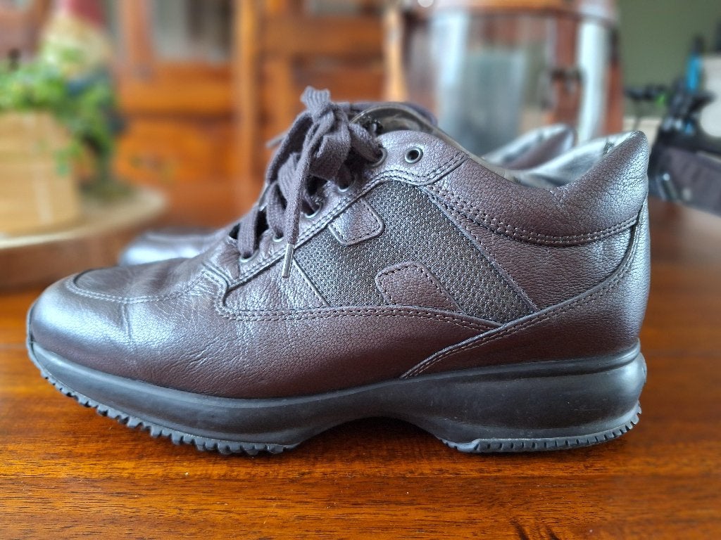 Hogan interactive 38.5 schoenen dames uitneembare zool grijs, Verzenden, Grijs, Sneakers of Gympen, Hogan