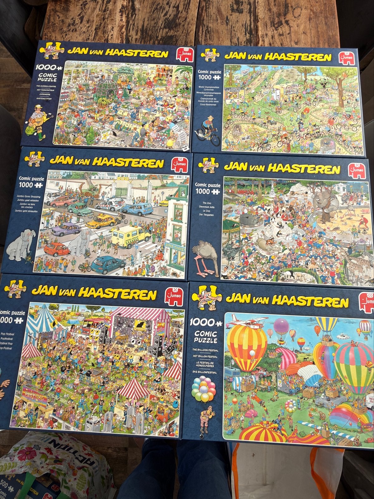 Jan van Haasteren-puzzels – 500 t/m 1500 stukjes, Ophalen of Verzenden, 500 t/m 1500 stukjes, Gebruikt, Legpuzzel