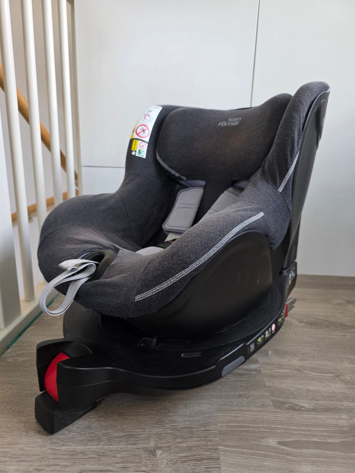 Britax Römer Dualfix M I-Size Autostoel Grey Marble + hoes, Ophalen of Verzenden