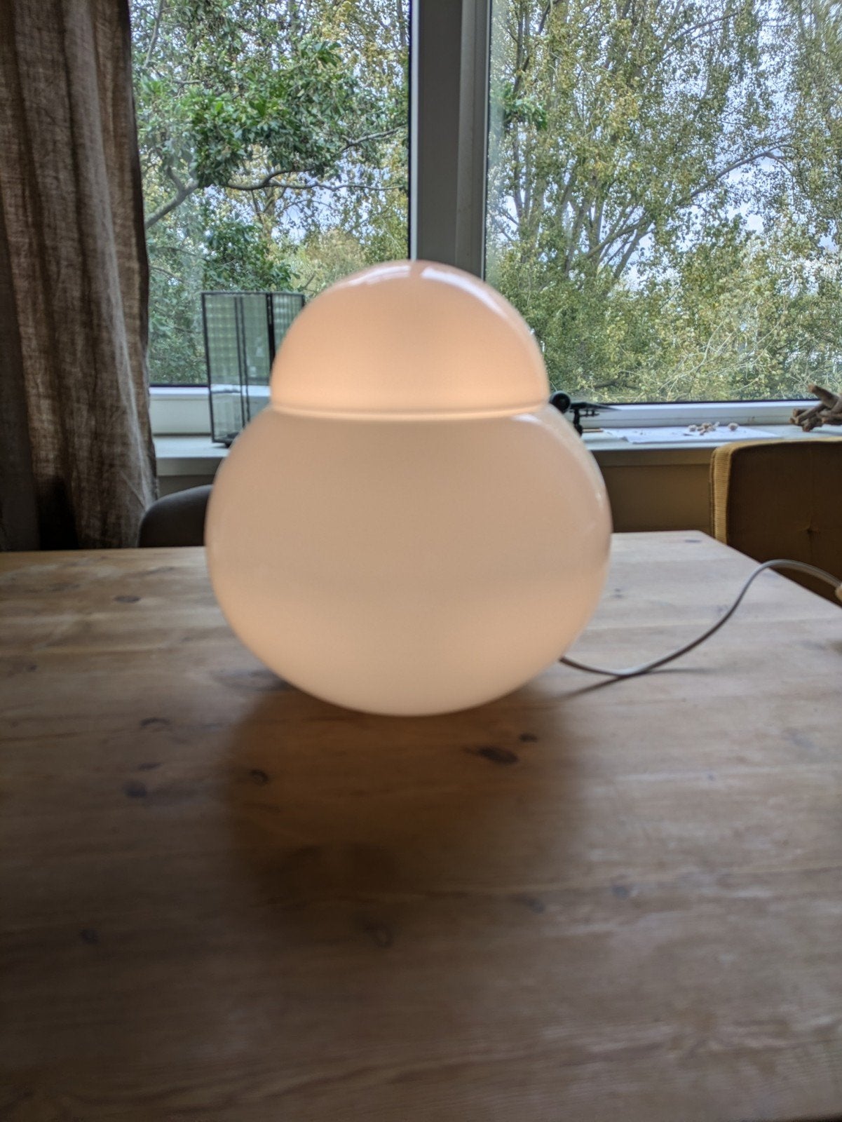 Candle Daruma 5026/3 Tafellamp - Design Klassieker, Overige merken, Met schakelaar, Wit, Design