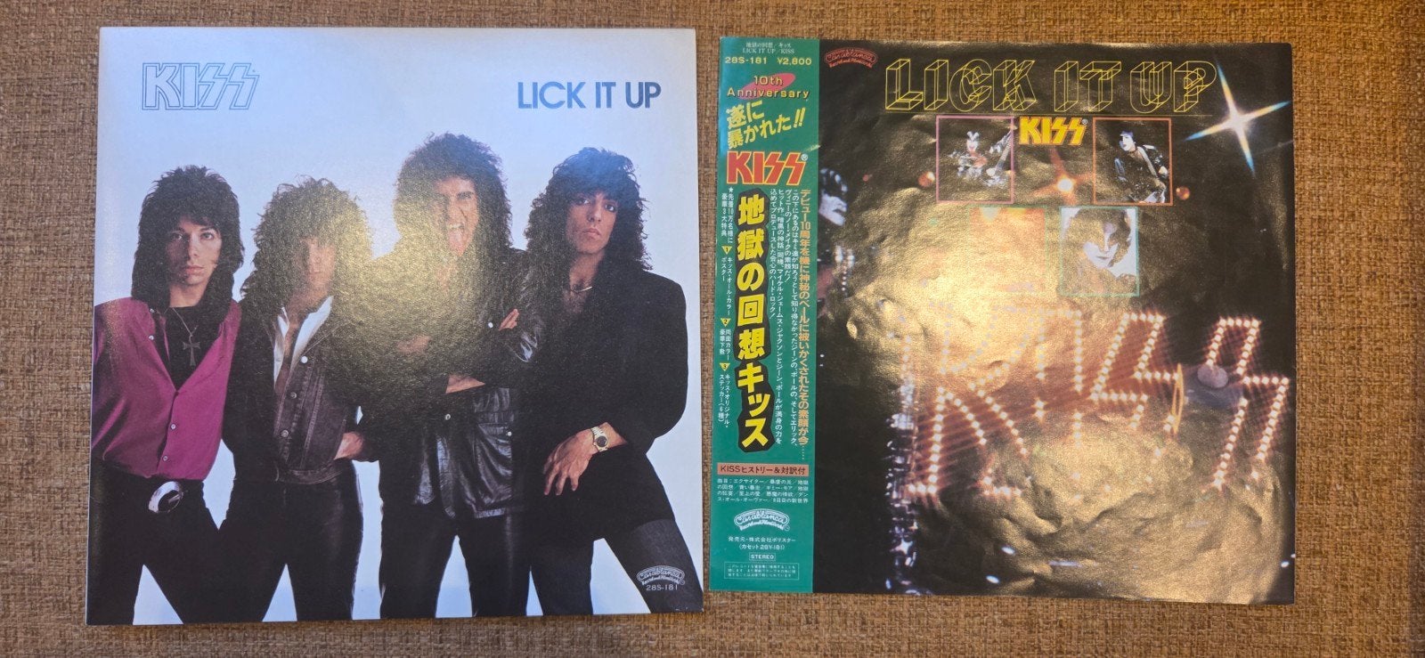 KISS - Lick It Up (Japanse persing met Obi), Cd's en Dvd's, 1980 - 1989, Ophalen of Verzenden, Zo goed als nieuw, 12 inch